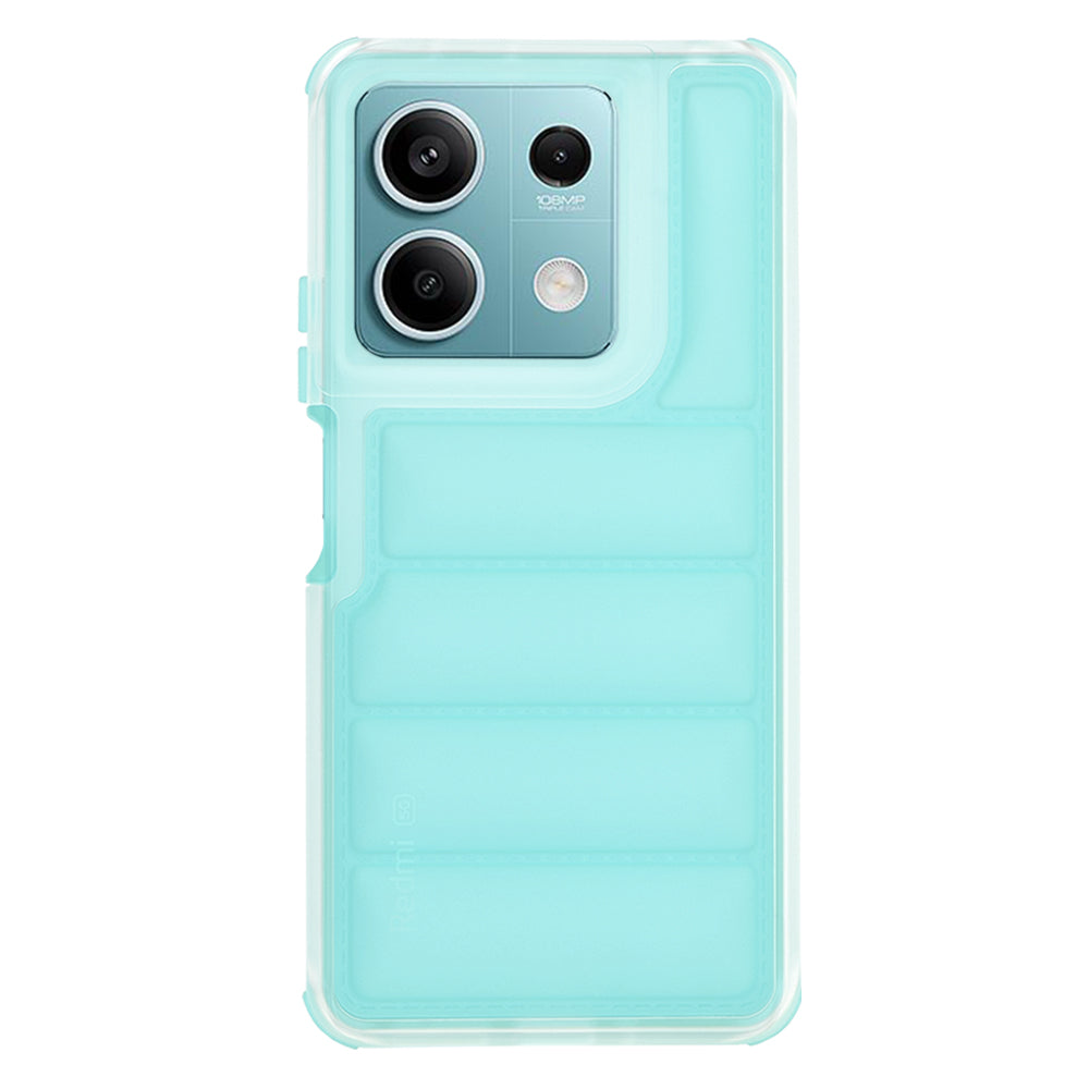Funda para Xiaomi Redmi Note 13 5G, Techsuit, Wave Shield, Turquesa