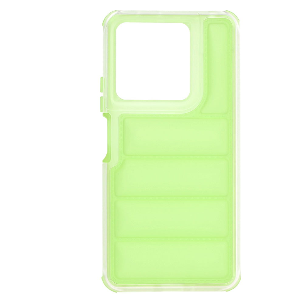 Funda para Xiaomi Redmi Note 13 5G, Techsuit, Wave Shield, Verde