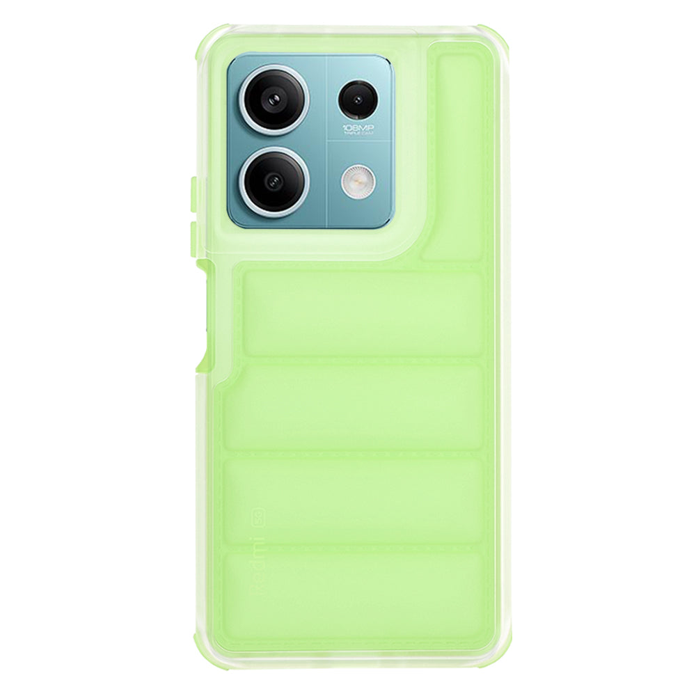 Funda para Xiaomi Redmi Note 13 5G, Techsuit, Wave Shield, Verde
