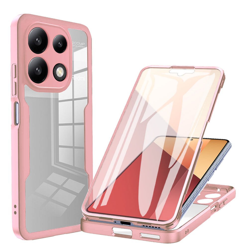 Funda para Xiaomi Redmi Note 13 Pro 4G / Poco M6 Pro 4G, Techsuit, ColorVerse 360, Rosa