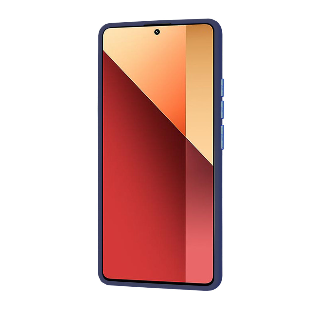 Funda para Xiaomi Redmi Note 13 Pro 4G / Poco M6 Pro 4G, Techsuit, HaloFrost, Azul marino