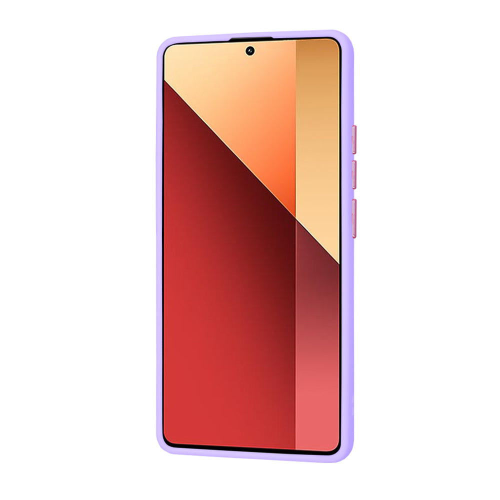 Funda para Xiaomi Redmi Note 13 Pro 4G / Poco M6 Pro 4G, Techsuit, HaloFrost, Morado Claro
