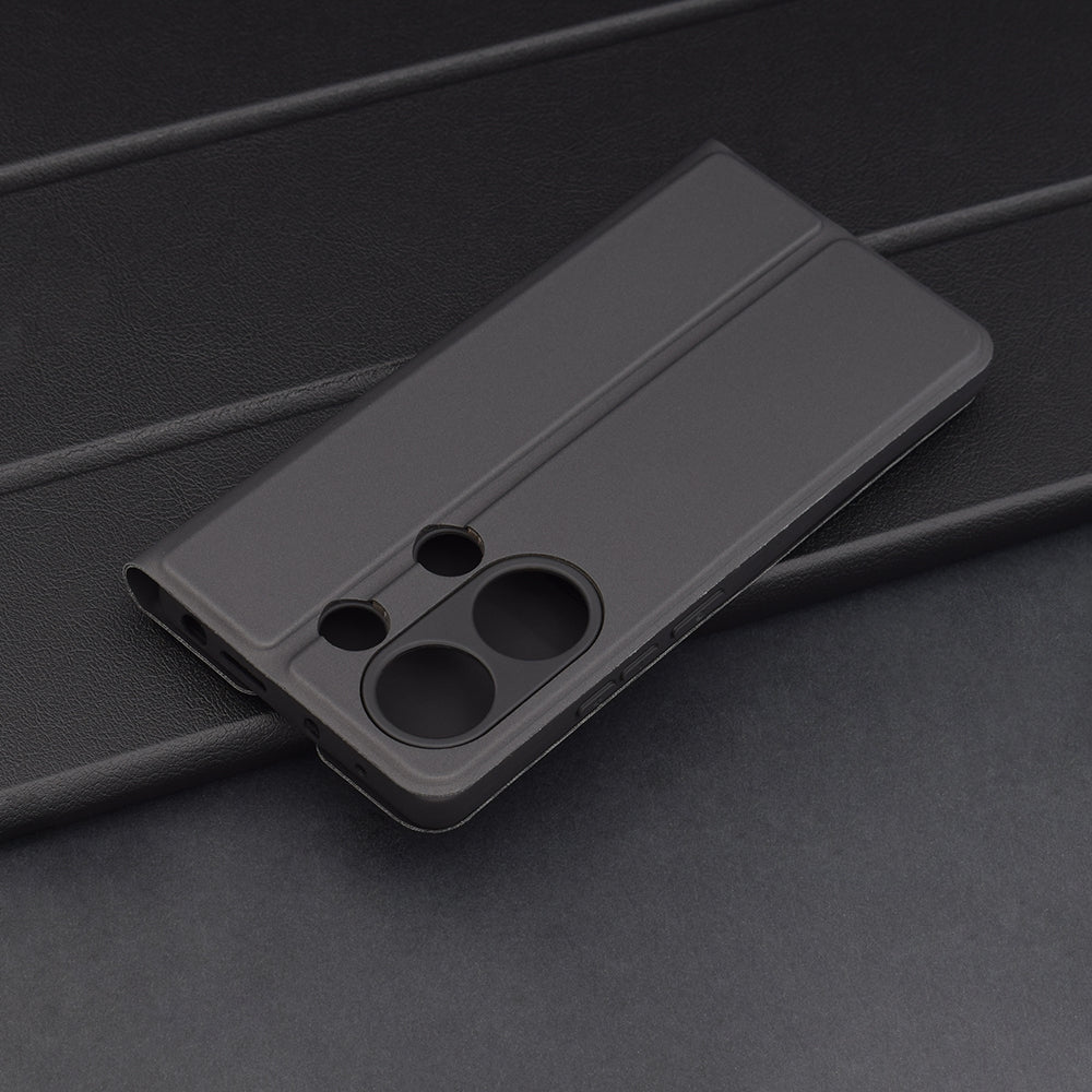 Funda para Xiaomi Redmi Note 13 Pro 4G / Poco M6 Pro 4G, Techsuit, Magskin Book, Negra