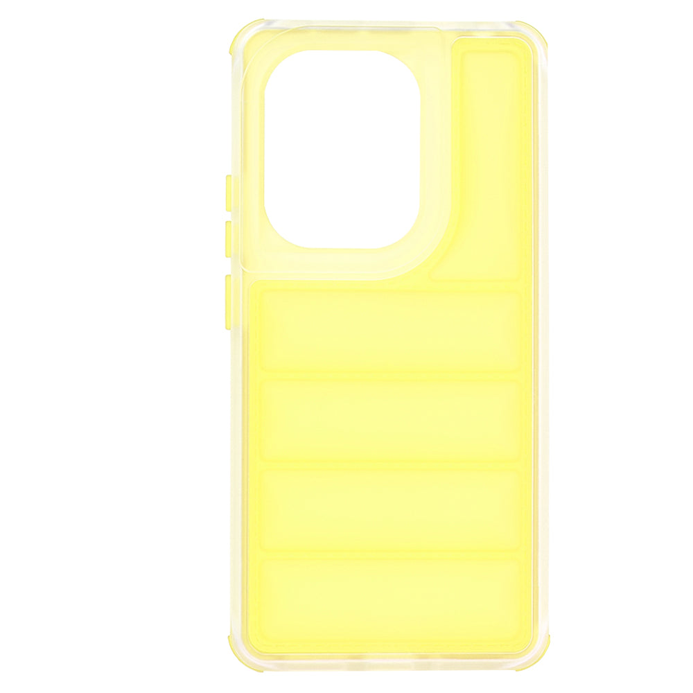 Funda para Xiaomi Redmi Note 13 Pro 4G / Poco M6 Pro 4G, Techsuit, Wave Shield, Amarilla