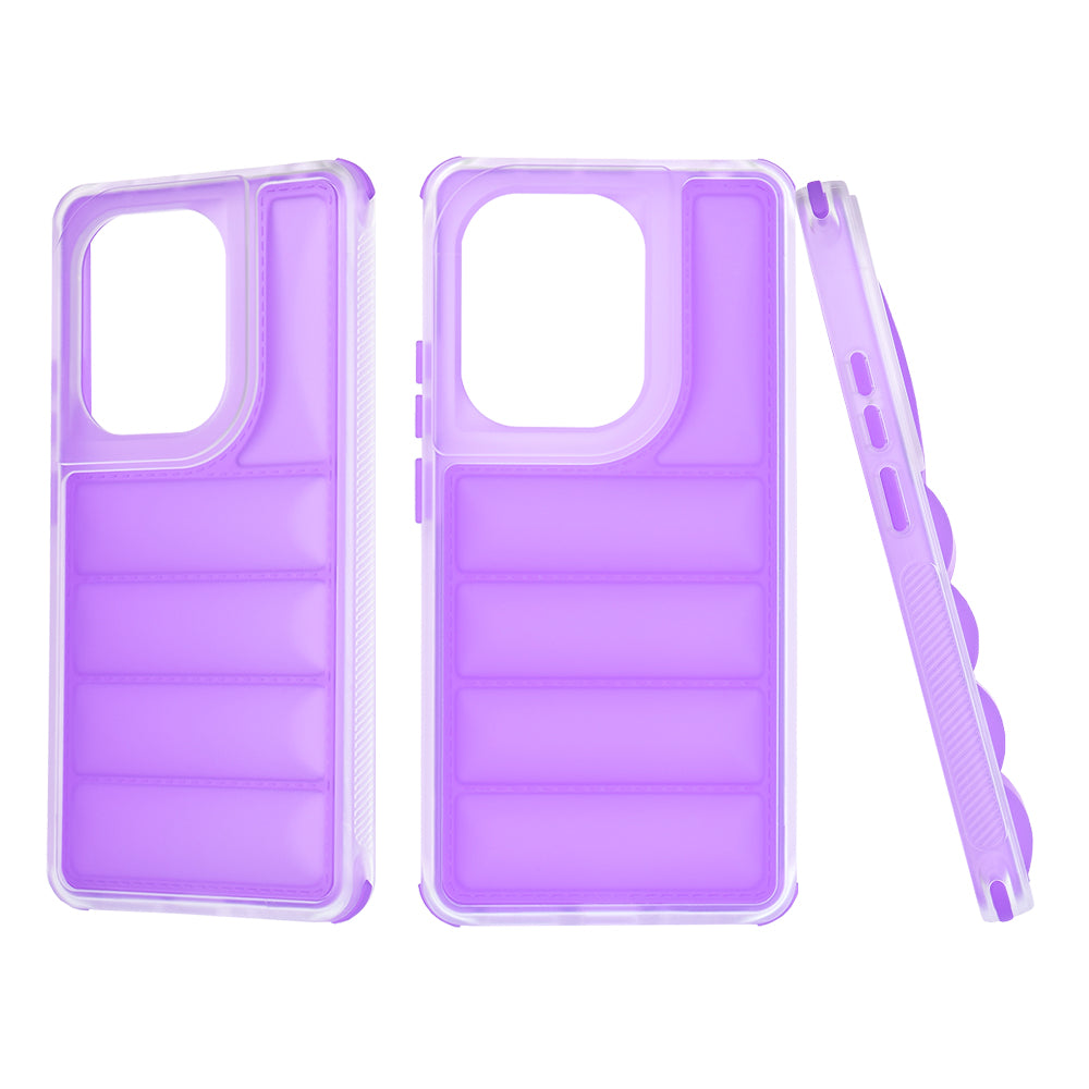 Funda para Xiaomi Redmi Note 13 Pro 4G / Poco M6 Pro 4G, Techsuit, Wave Shield, Morado