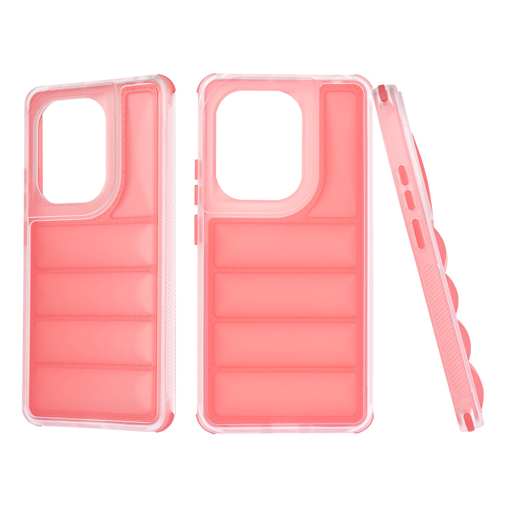 Funda para Xiaomi Redmi Note 13 Pro 4G / Poco M6 Pro 4G, Techsuit, Wave Shield, Roja