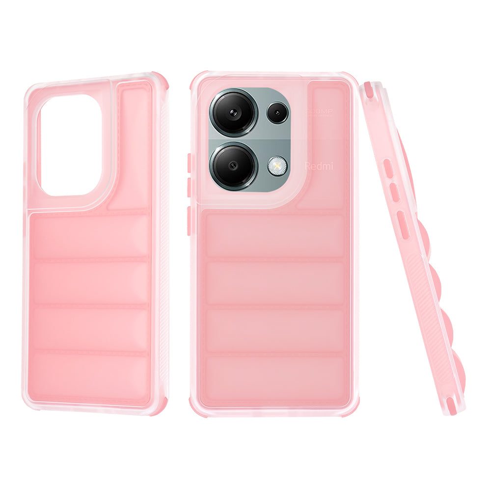 Funda para Xiaomi Redmi Note 13 Pro 4G / Poco M6 Pro 4G, Techsuit, Wave Shield, Rosa