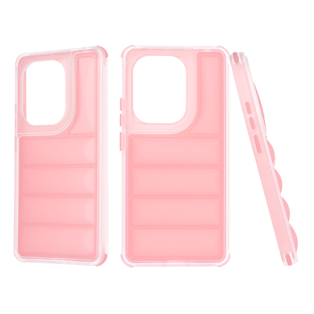 Funda para Xiaomi Redmi Note 13 Pro 4G / Poco M6 Pro 4G, Techsuit, Wave Shield, Rosa