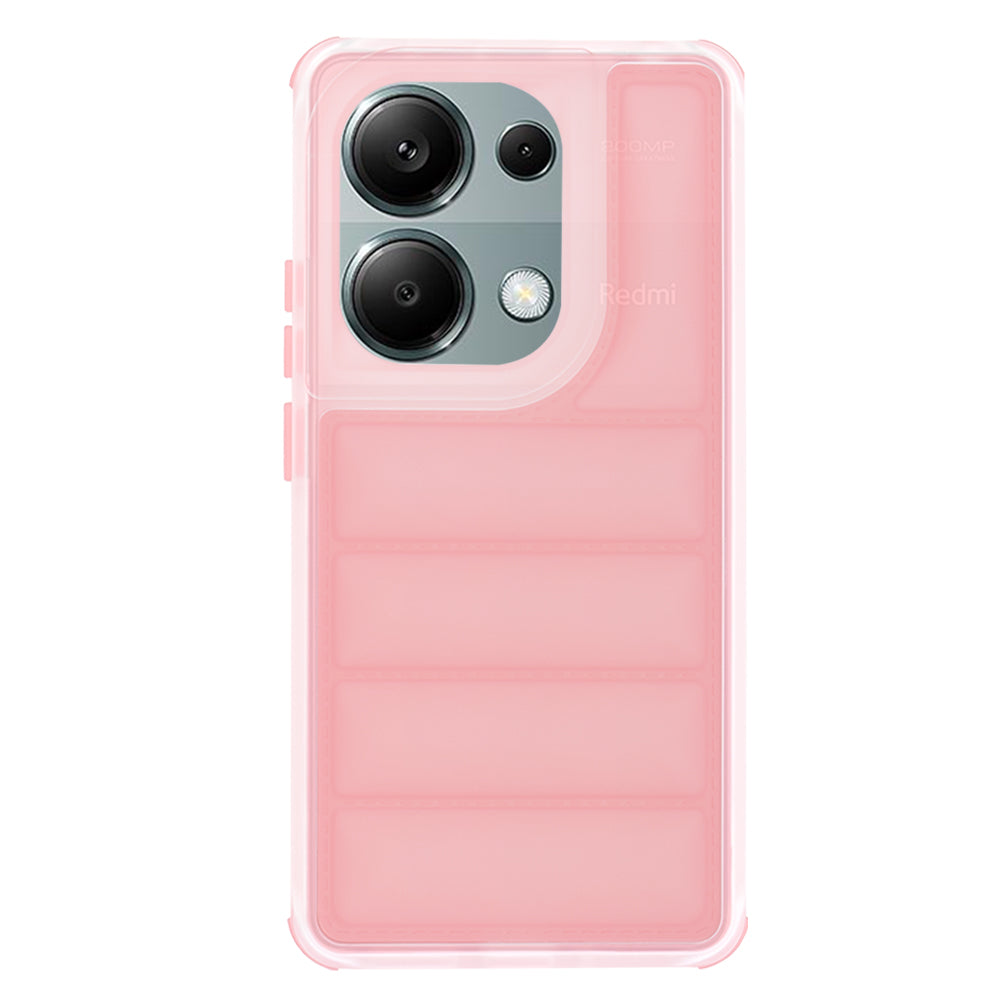 Funda para Xiaomi Redmi Note 13 Pro 4G / Poco M6 Pro 4G, Techsuit, Wave Shield, Rosa