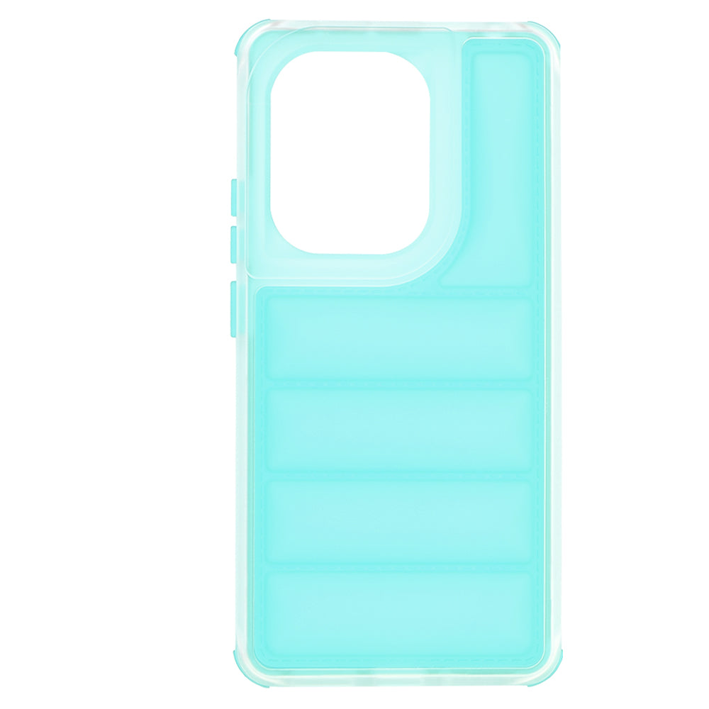 Funda para Xiaomi Redmi Note 13 Pro 4G / Poco M6 Pro 4G, Techsuit, Wave Shield, Turquesa