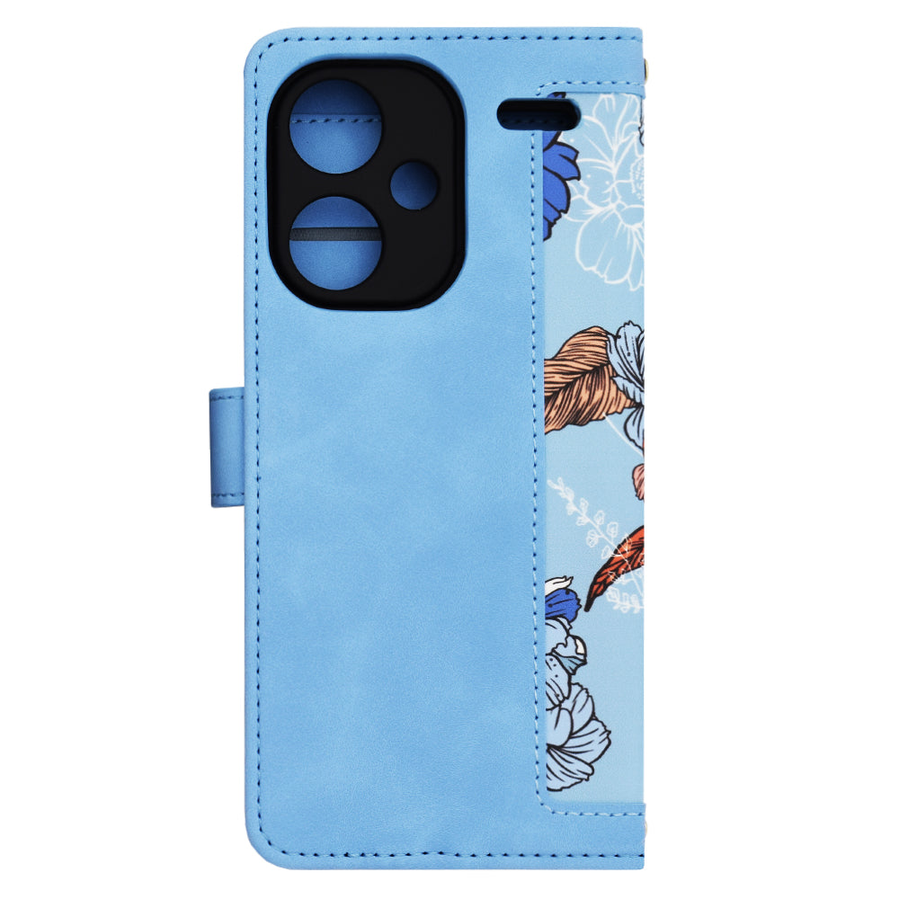 Funda para Xiaomi Redmi Note 13 Pro+, Techsuit, FlipCraft, Azul
