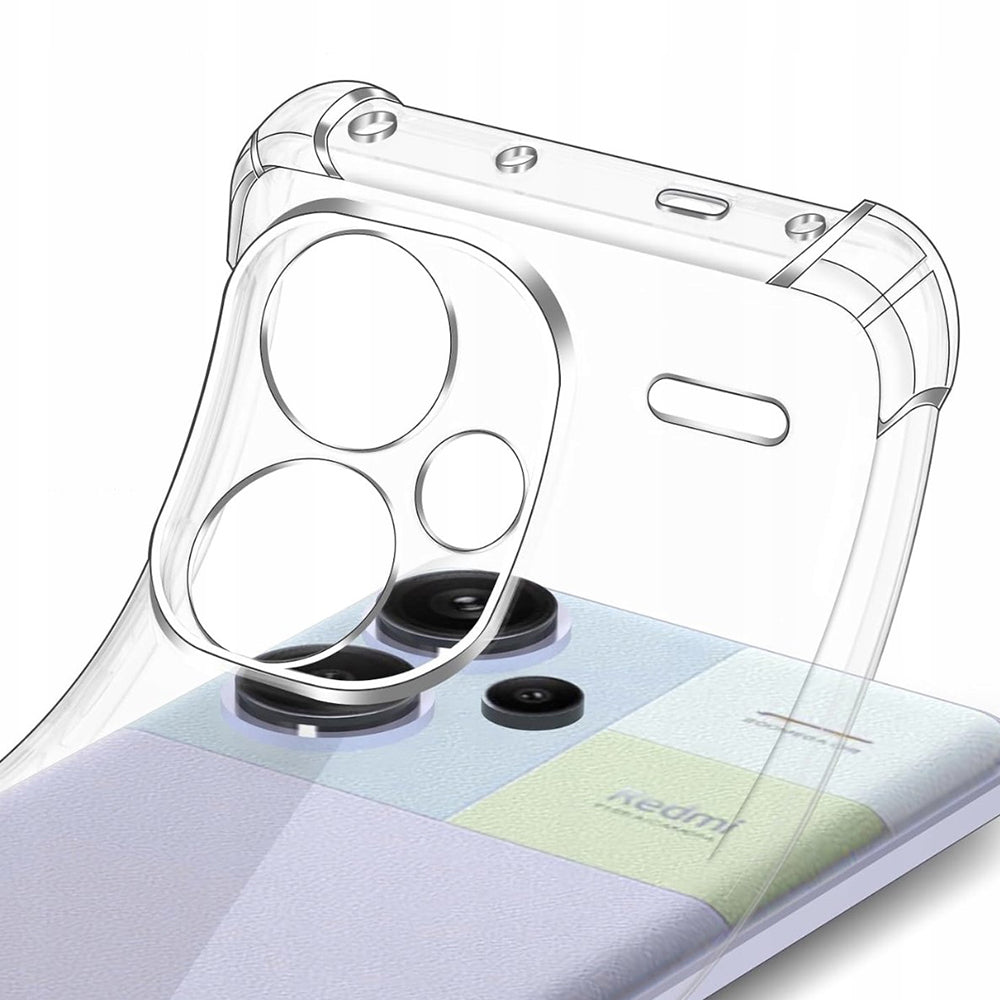 Funda para Xiaomi Redmi Note 13 Pro+, Techsuit, Transparente a prueba de golpes
