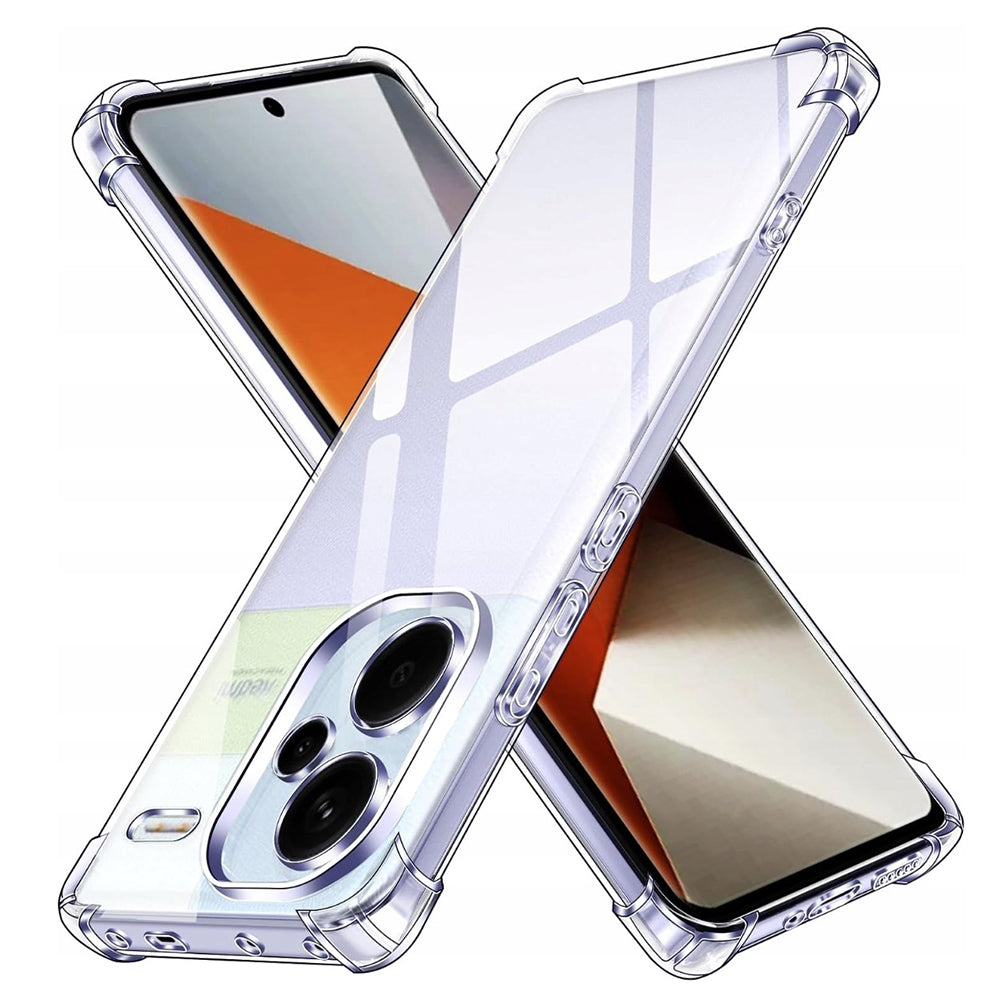 Funda para Xiaomi Redmi Note 13 Pro+, Techsuit, Transparente a prueba de golpes