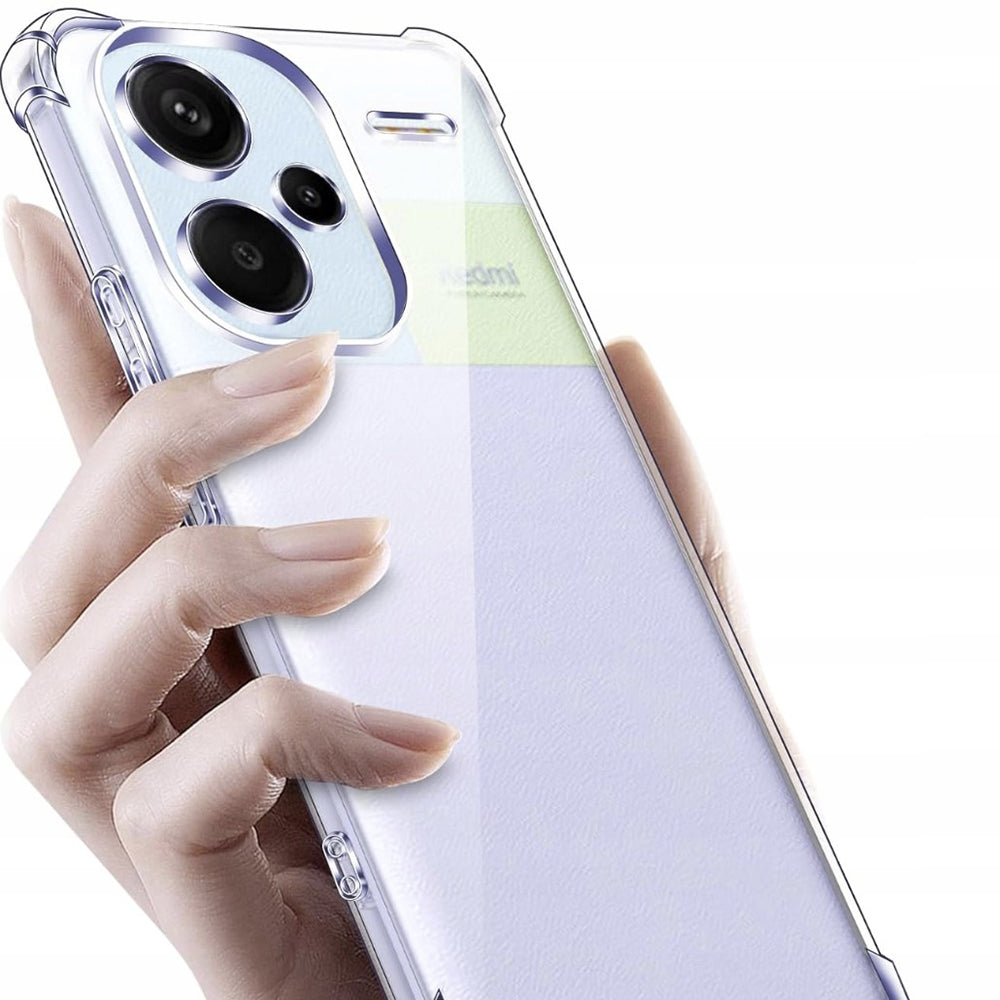 Funda para Xiaomi Redmi Note 13 Pro+, Techsuit, Transparente a prueba de golpes