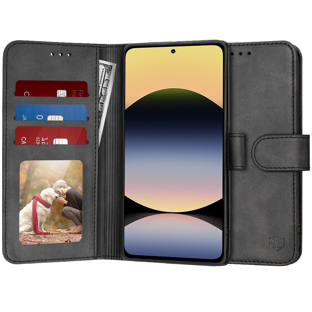 Funda para Xiaomi Redmi Note 14 4G (Regional), Techsuit, Diary Book, Negra