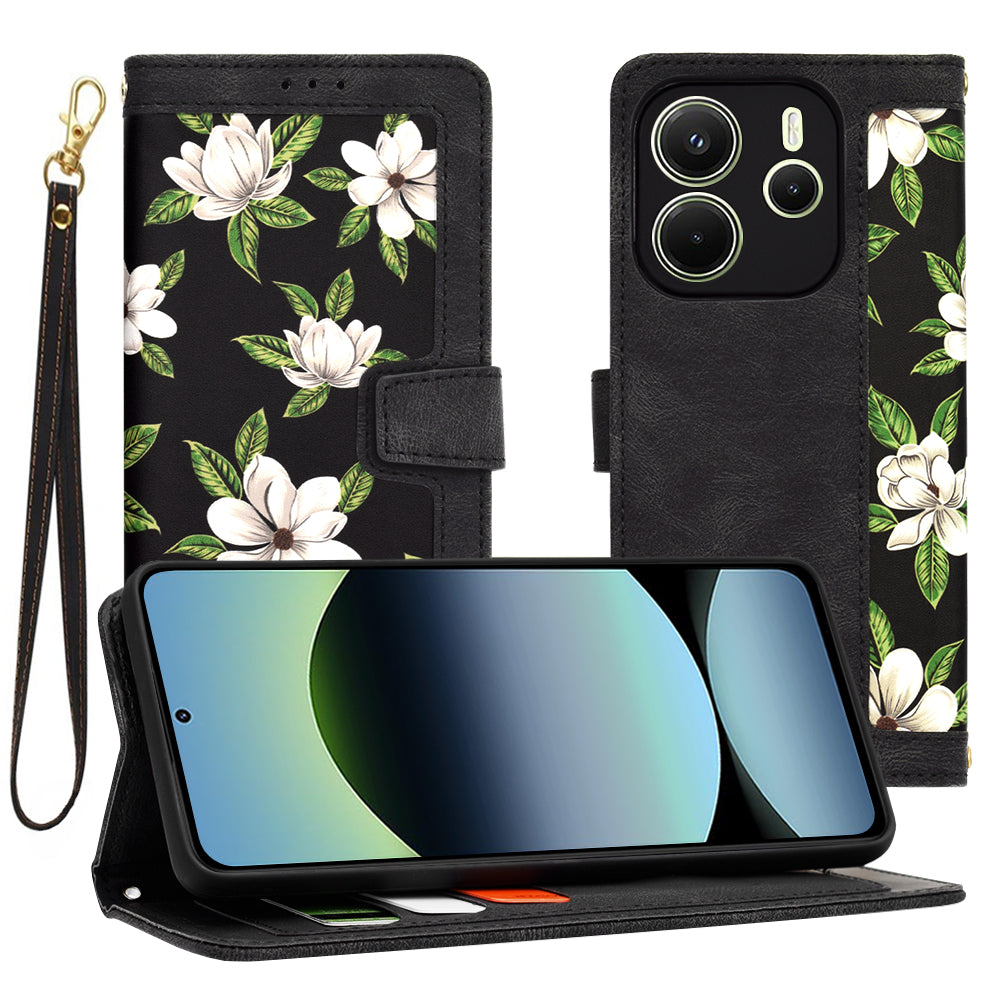 Funda para Xiaomi Redmi Note 14 4G (Regional), Techsuit, FlipCraft, Negra