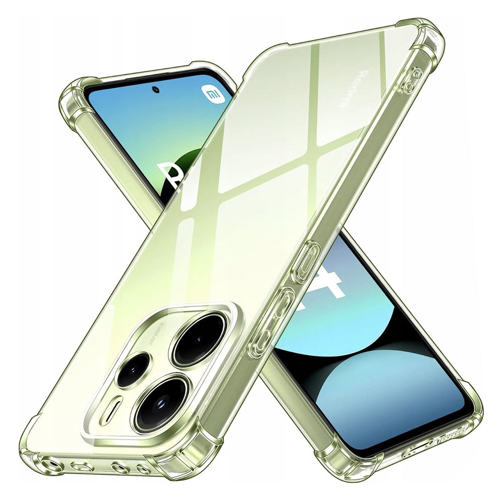 Funda para Xiaomi Redmi Note 14 4G (Regional), Techsuit, Antichoque Transparente, Transparente