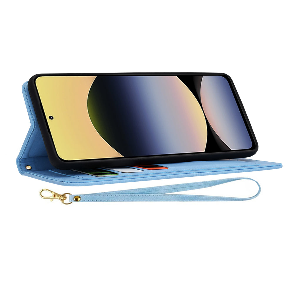Funda para Xiaomi Redmi Note 14 4G (Estándar), Techsuit, FlipCraft, Azul