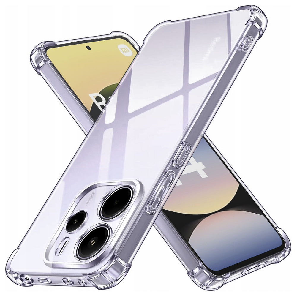 Funda para Xiaomi Redmi Note 14 4G (Estándar), Techsuit, Transparente a prueba de golpes, Transparente
