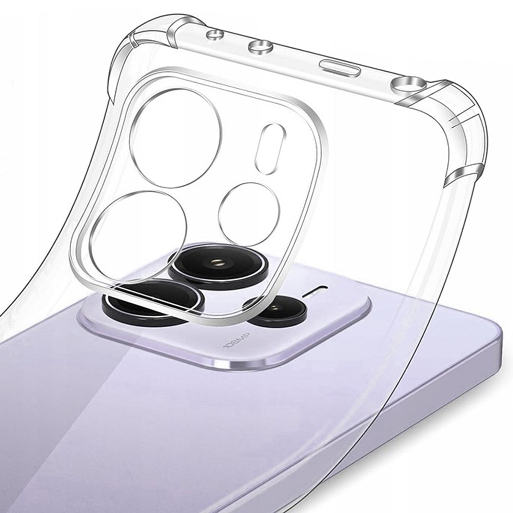 Funda para Xiaomi Redmi Note 14 4G (Estándar), Techsuit, Transparente a prueba de golpes, Transparente