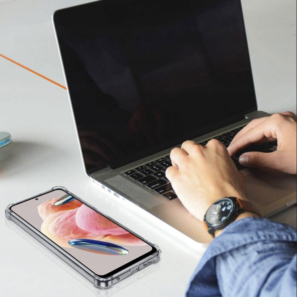 Funda para Xiaomi Redmi Note 14 4G (Estándar), Techsuit, Transparente a prueba de golpes, Transparente