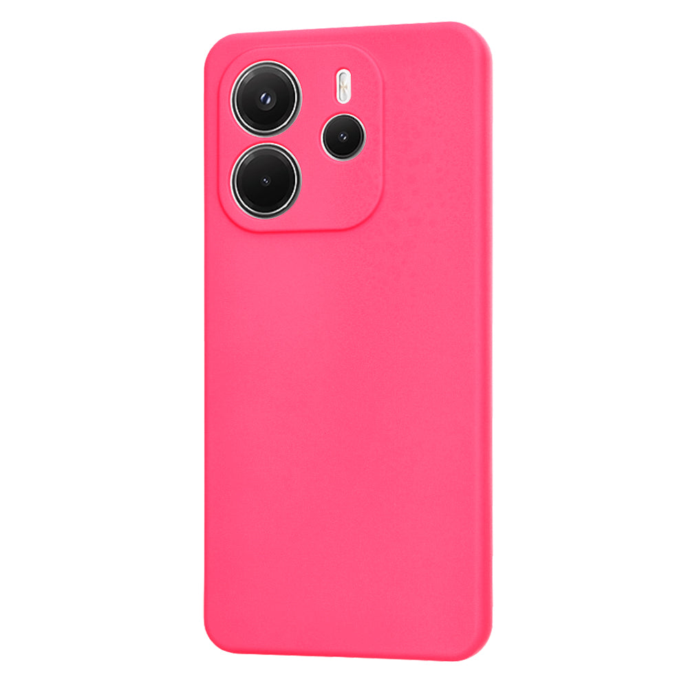Funda para Xiaomi Redmi Note 14 4G (Estándar), Techsuit, SoftFlex, Rosa Oscuro