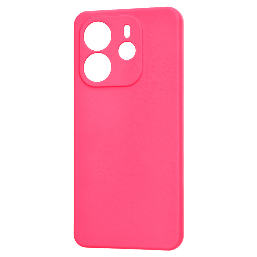 Funda para Xiaomi Redmi Note 14 4G (Estándar), Techsuit, SoftFlex, Rosa Oscuro