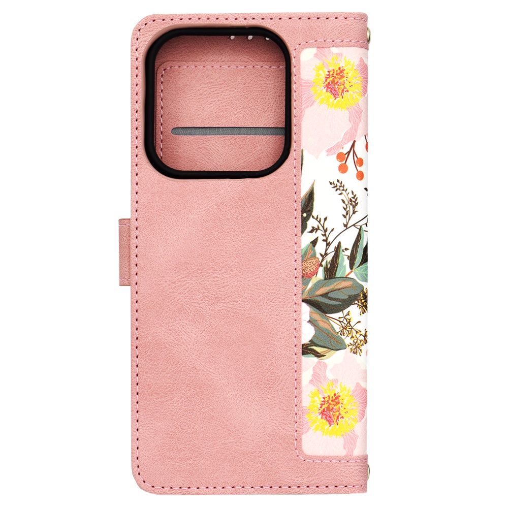 Funda para Xiaomi Redmi Note 14 5G, Techsuit, FlipCraft, Rosa