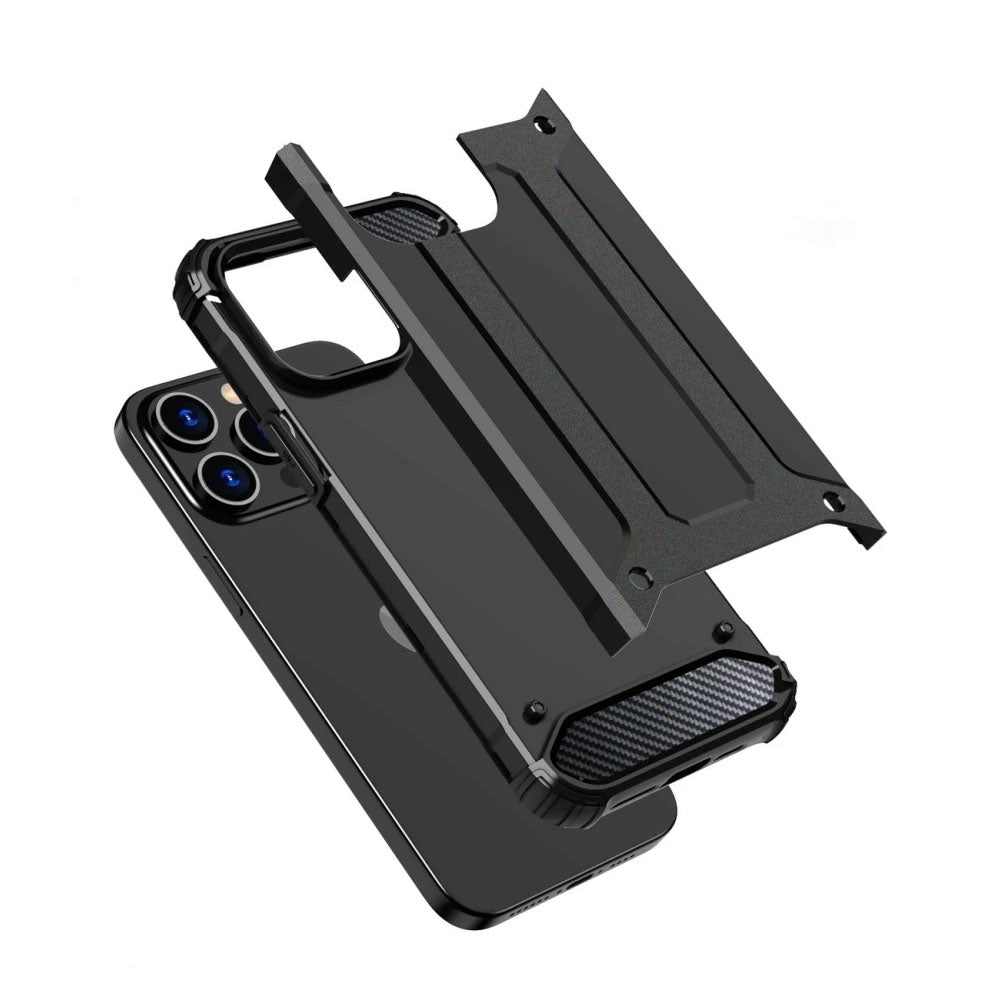 Funda para Xiaomi Redmi Note 14 5G, Techsuit, Hybrid Armor, Negra