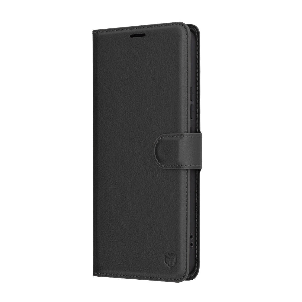 Funda para Xiaomi Redmi Note 14 5G, Techsuit, Leather Folio, Negra