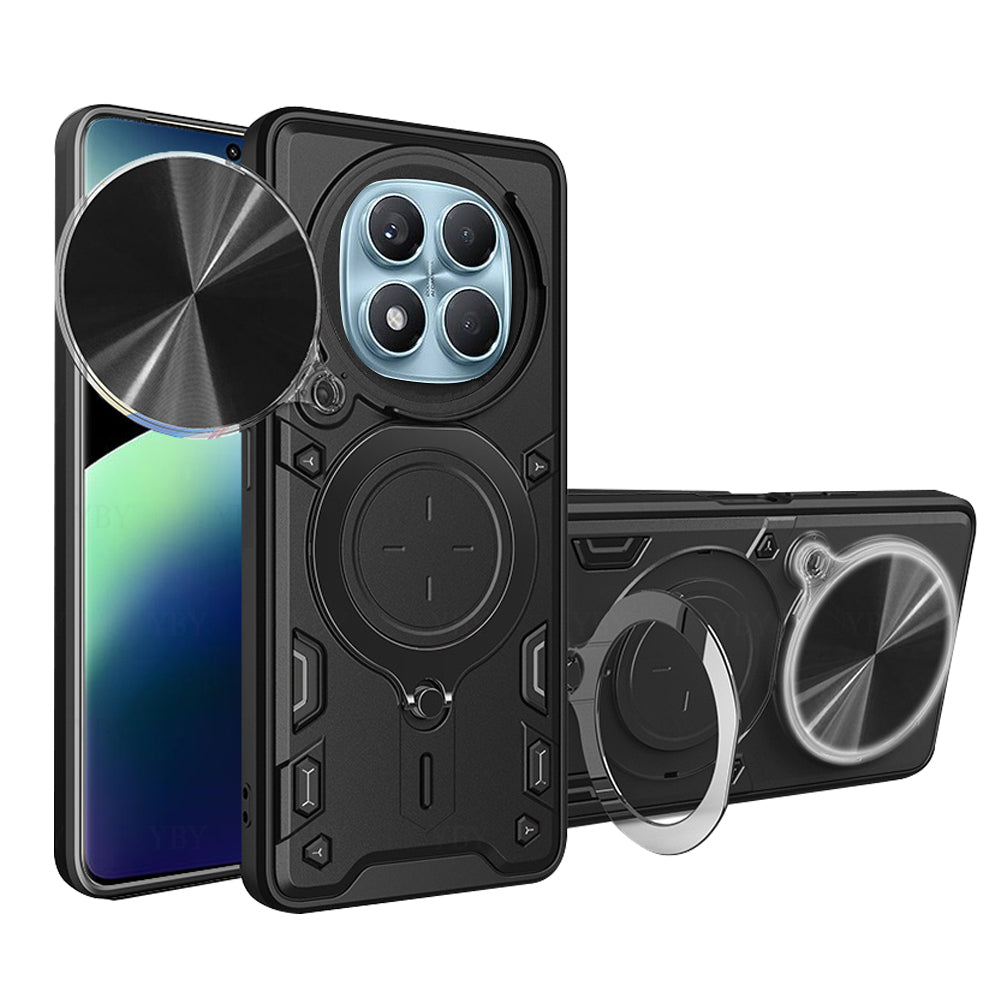 Funda para Xiaomi Redmi Note 14 Pro 4G, Techsuit, CamGuard Pro, Negra