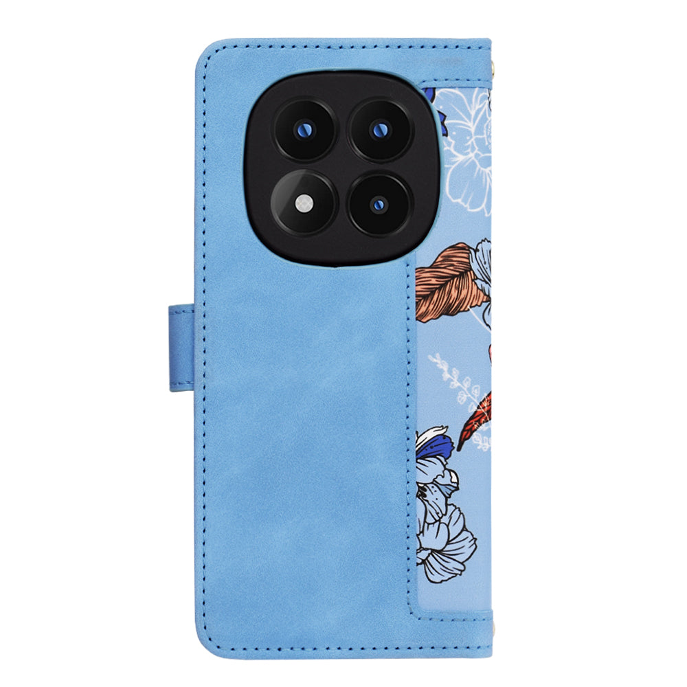 Funda para Xiaomi Redmi Note 14 Pro 4G, Techsuit, FlipCraft, Azul