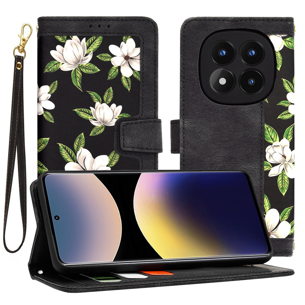 Funda para Xiaomi Redmi Note 14 Pro 4G, Techsuit, FlipCraft, Negra