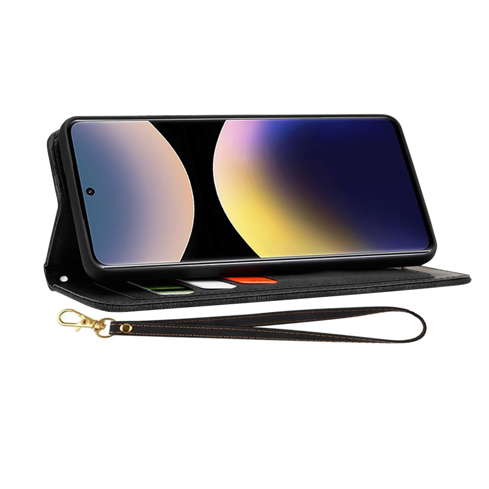 Funda para Xiaomi Redmi Note 14 Pro 4G, Techsuit, FlipCraft, Negra