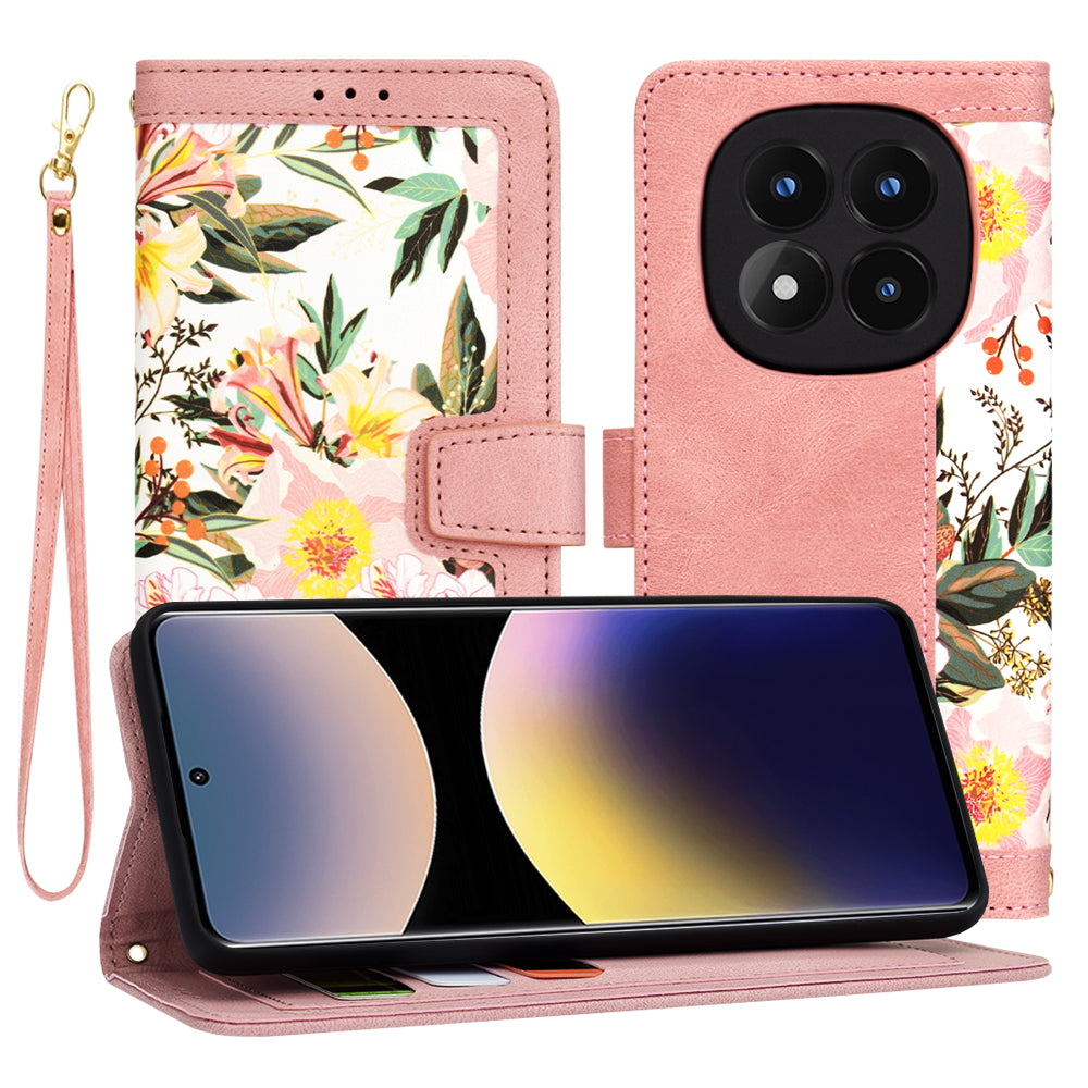 Funda para Xiaomi Redmi Note 14 Pro 4G, Techsuit, FlipCraft, Rosa