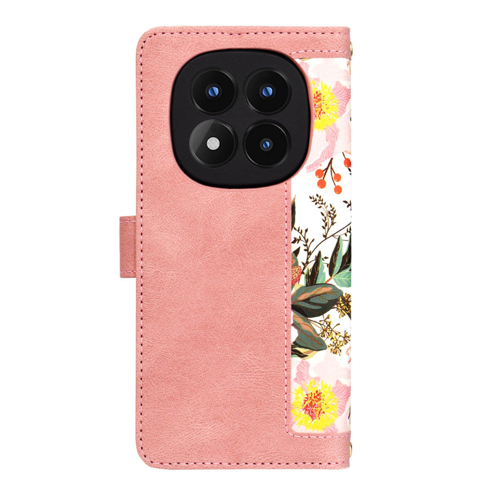 Funda para Xiaomi Redmi Note 14 Pro 4G, Techsuit, FlipCraft, Rosa