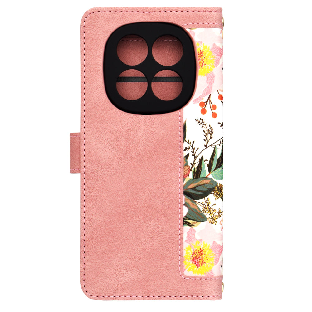 Funda para Xiaomi Redmi Note 14 Pro 4G, Techsuit, FlipCraft, Rosa