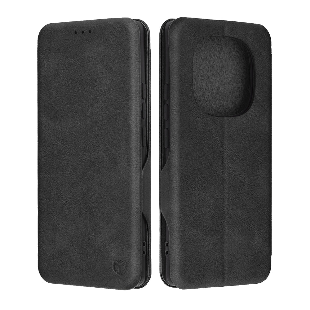 Funda para Xiaomi Redmi Note 14 Pro 4G, Techsuit, Safe Wallet Plus, Negra