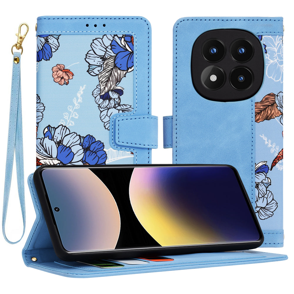 Funda para Xiaomi Redmi Note 14 Pro+ 5G, Techsuit, FlipCraft, Azul