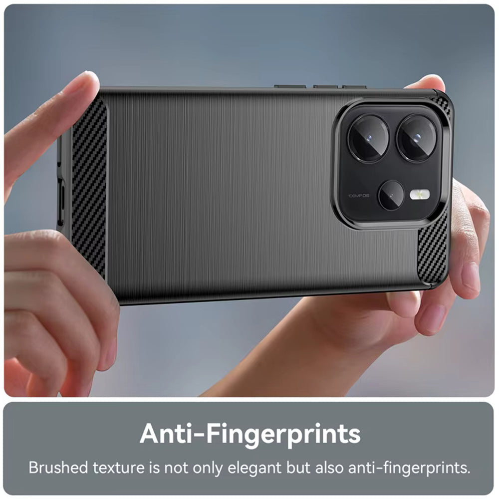 Funda para Xiaomi Redmi Note 14S, Techsuit, Carbono, Negra