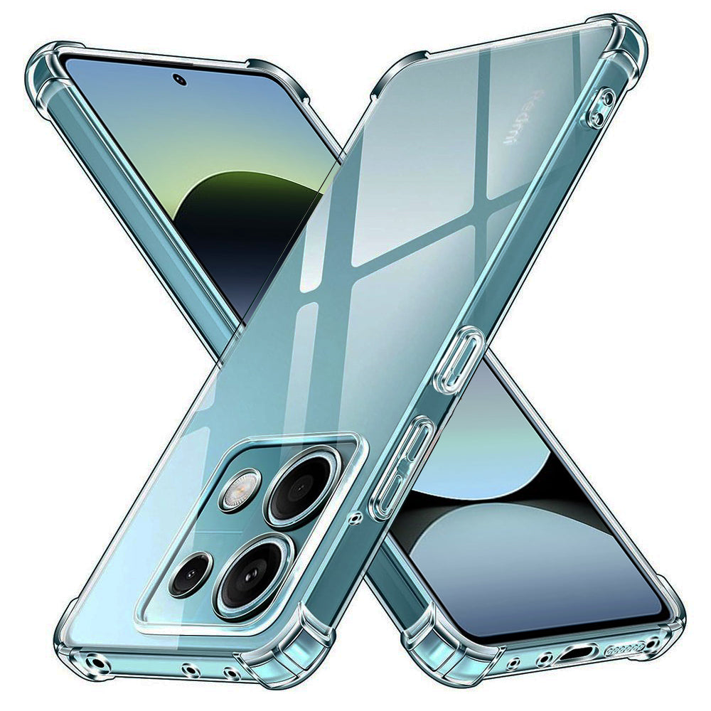 Funda para Xiaomi Redmi Note 14S, Techsuit, Antigolpes Transparente, Transparente