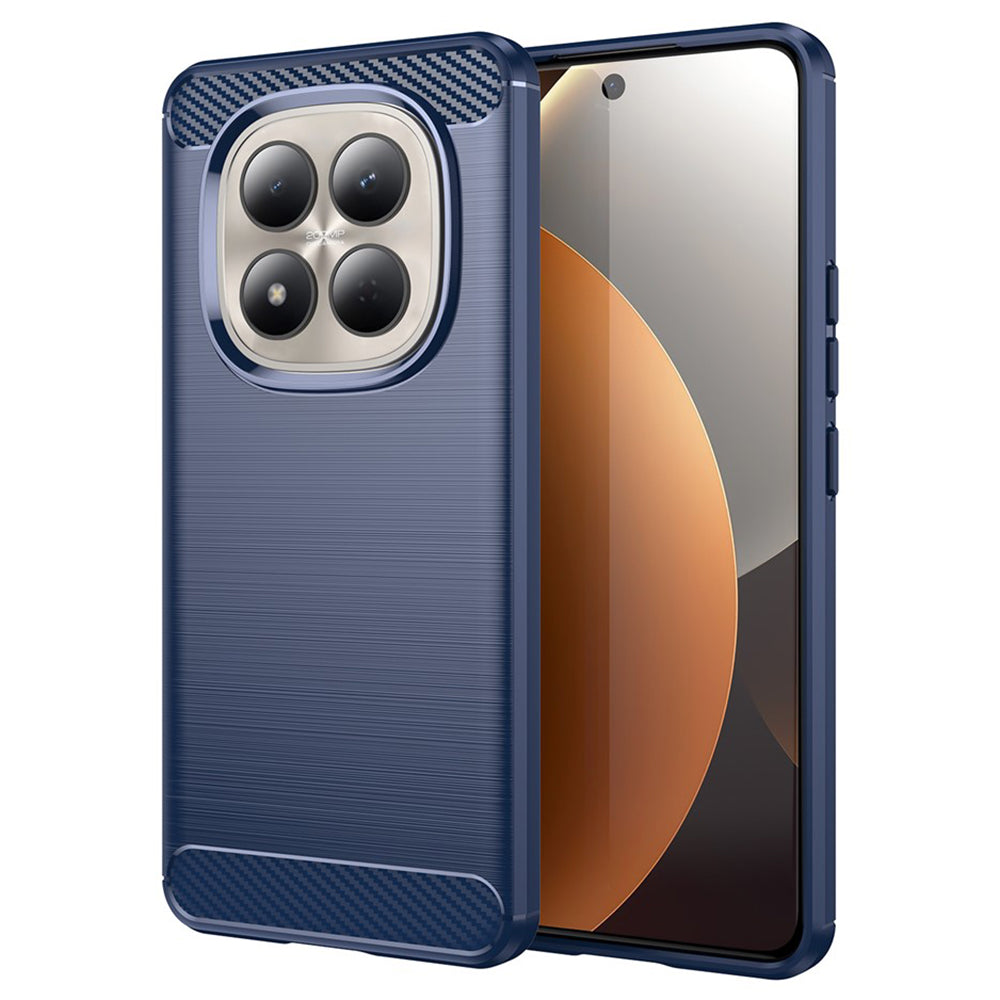 Funda para Xiaomi Redmi Note 15 Pro 4G, Techsuit, Carbono, Azul