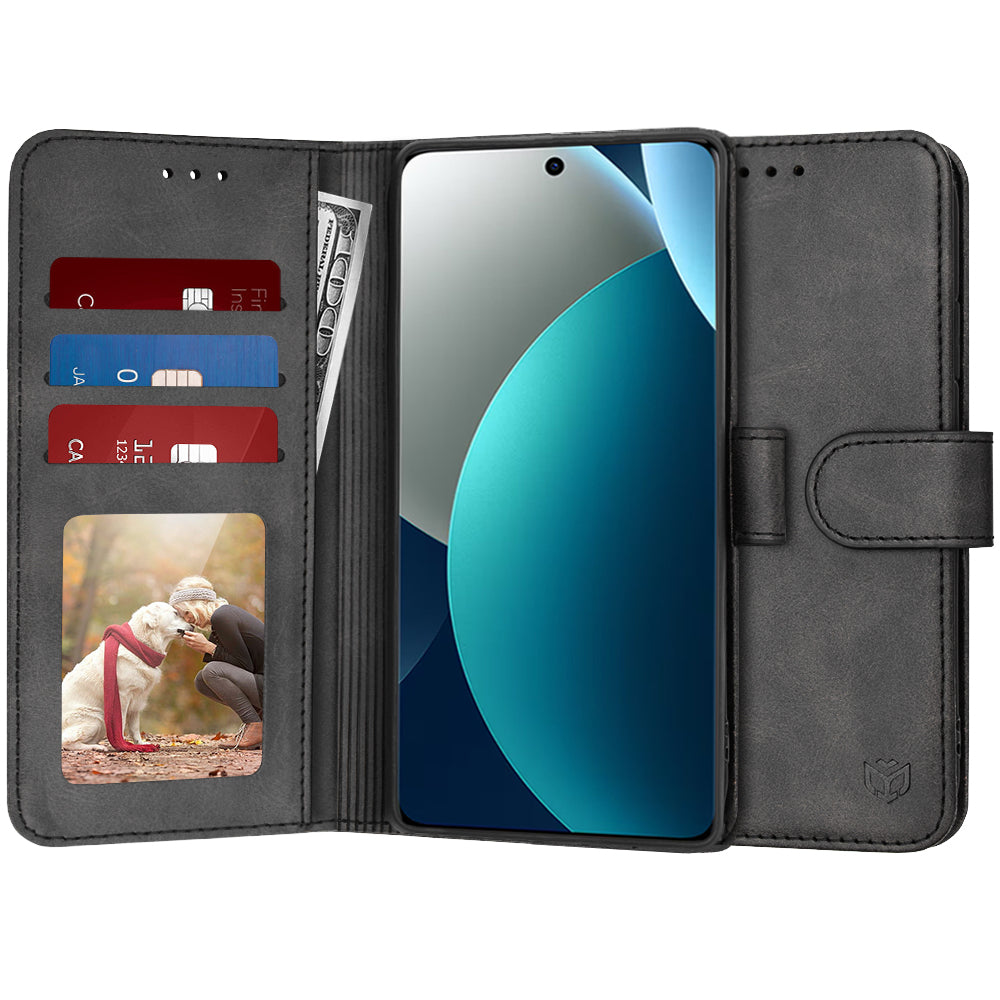Funda para Xiaomi Redmi Note 15 Pro 4G, Techsuit, Diary Book, Negra