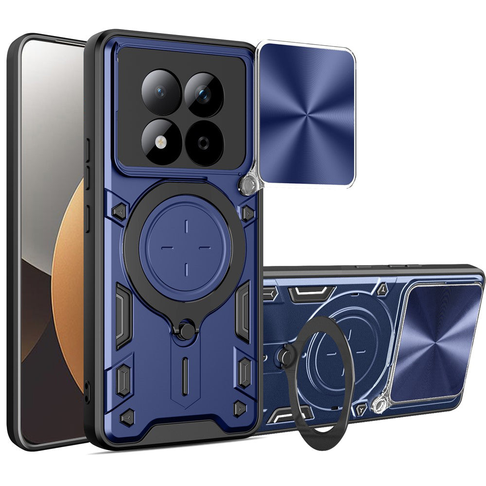 Funda para Xiaomi Redmi Note 15 Pro 5G, Techsuit, CamGuard Pro, Azul