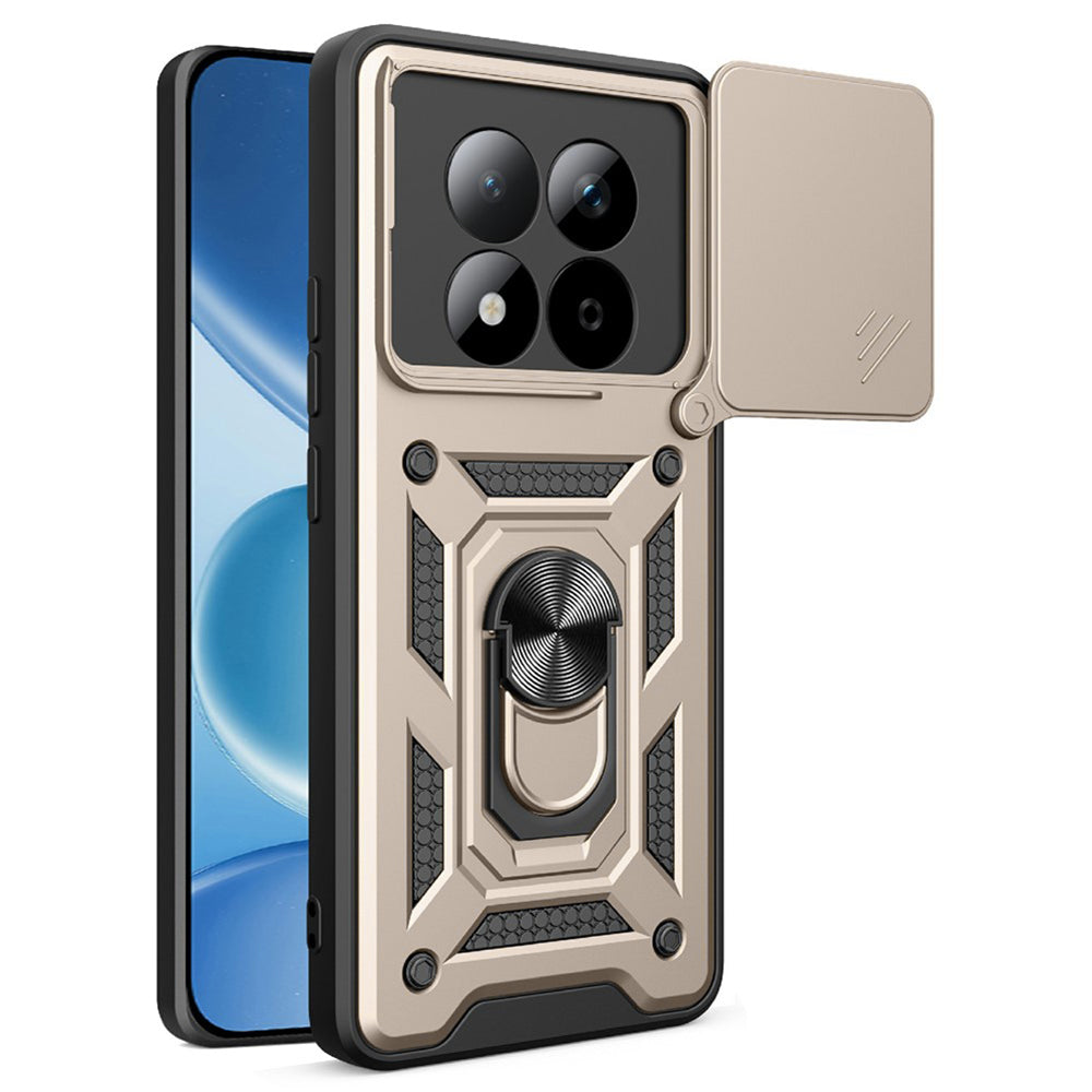 Funda para Xiaomi Redmi Note 15 Pro 5G, Techsuit, CamShield, Dorada