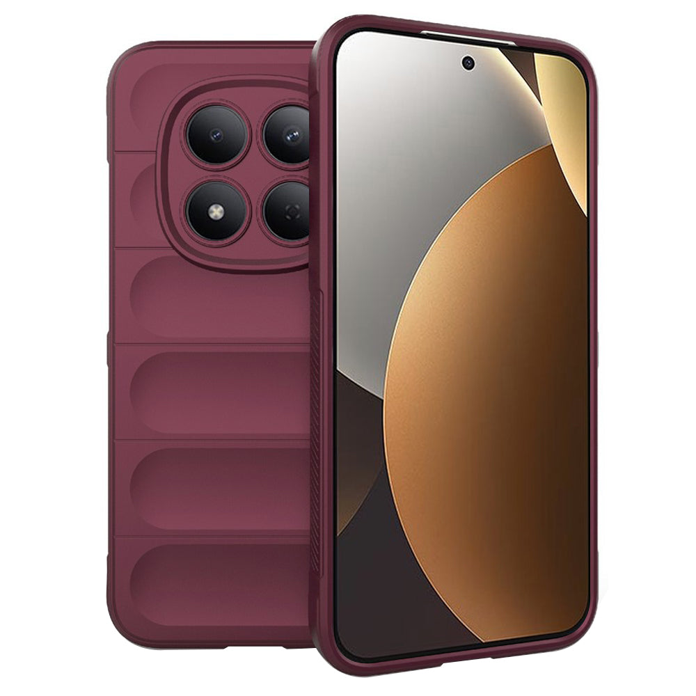 Funda para Xiaomi Redmi Note 15 Pro 5G, Techsuit, Magic Shield, Burdeos