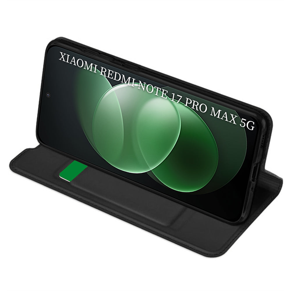 Funda para Xiaomi Redmi Note 17 Pro Max, Techsuit, Magskin Book, Negra