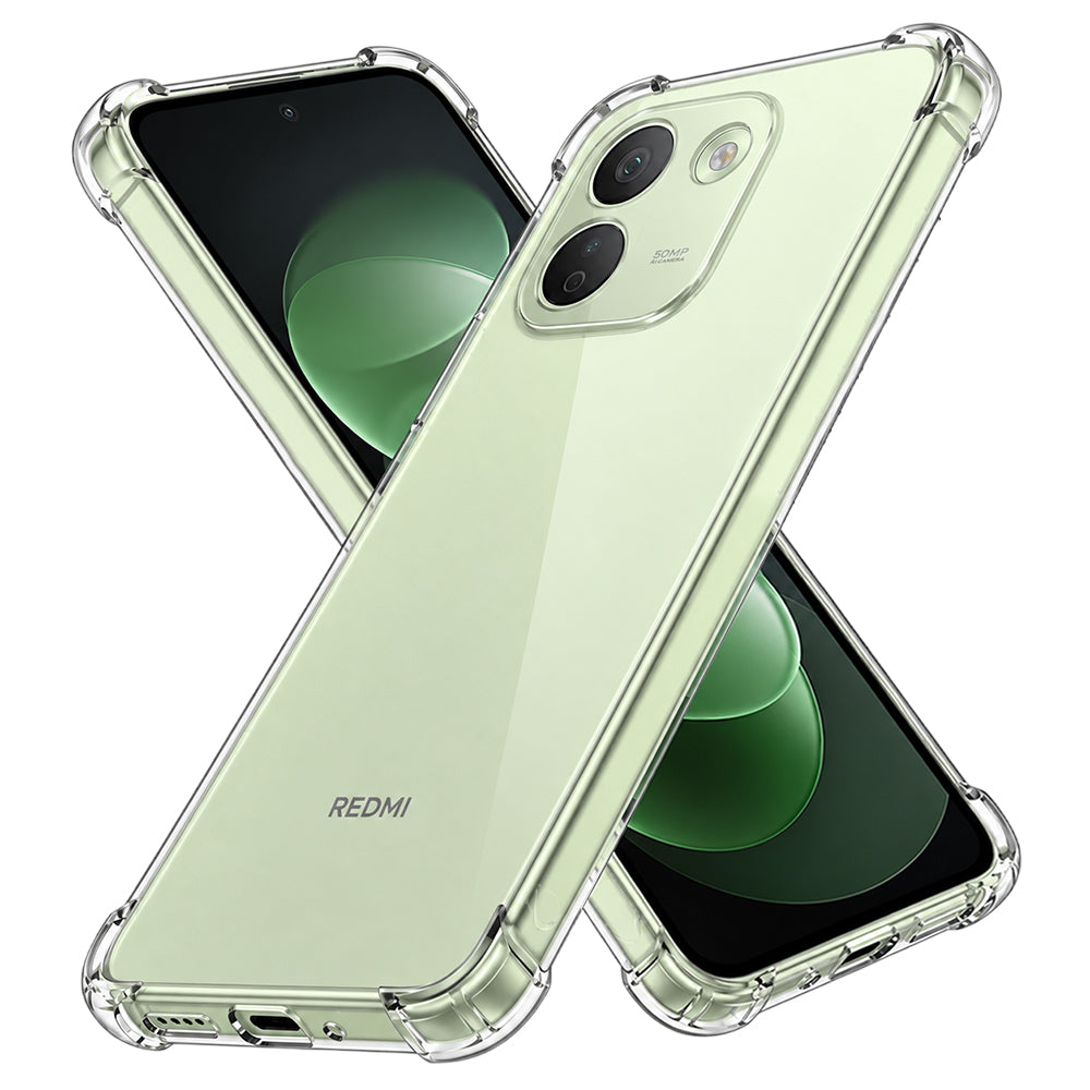 Funda para Xiaomi Redmi Note 17 Pro Max, Techsuit, Shockproof Clear, transparente