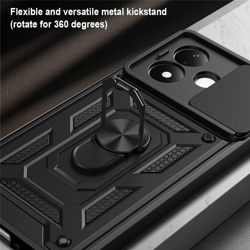 Funda para Xiaomi Redmi Note 17 Pro, Techsuit, CamShield, negra