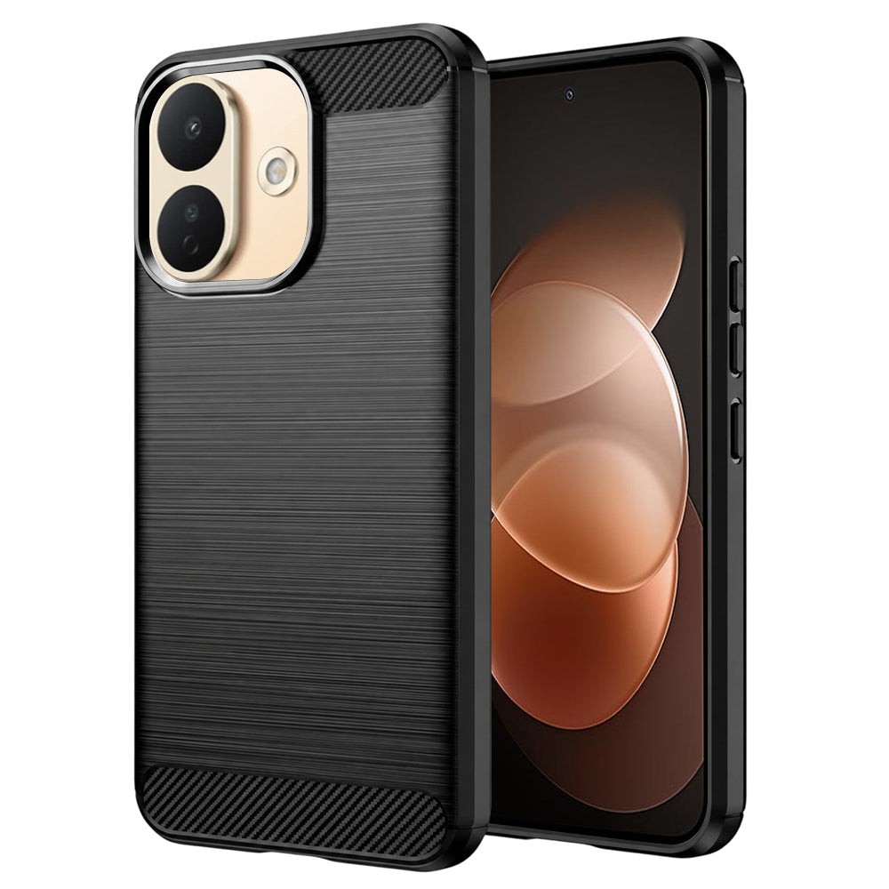 Funda para Xiaomi Redmi Note 17 Pro, Techsuit, Carbono, Negra